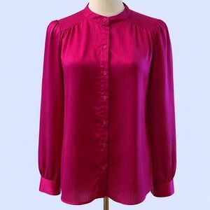 Banana Republic Women's Deep Fuscia Blouse